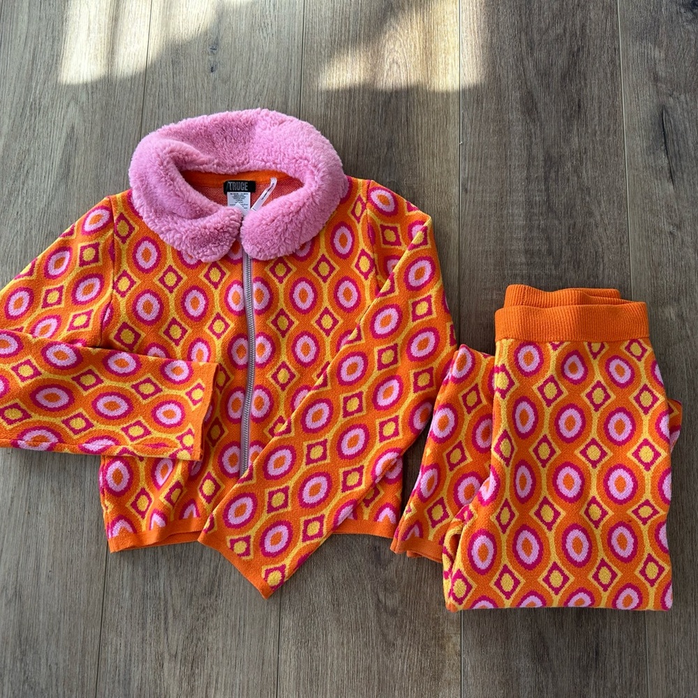 Truce 2 piece sweater set matching outfit